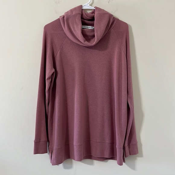 cupcakes & cashmere Sweaters - Cupcakes and Cashmere Pink Cowl Neck Sweater Size Large